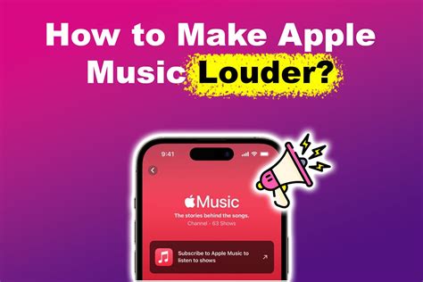 how to make music louder on apple music