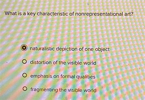 What is a key characteristic of nonrepresentational art? How does it dance with the chaos of the cosmos?